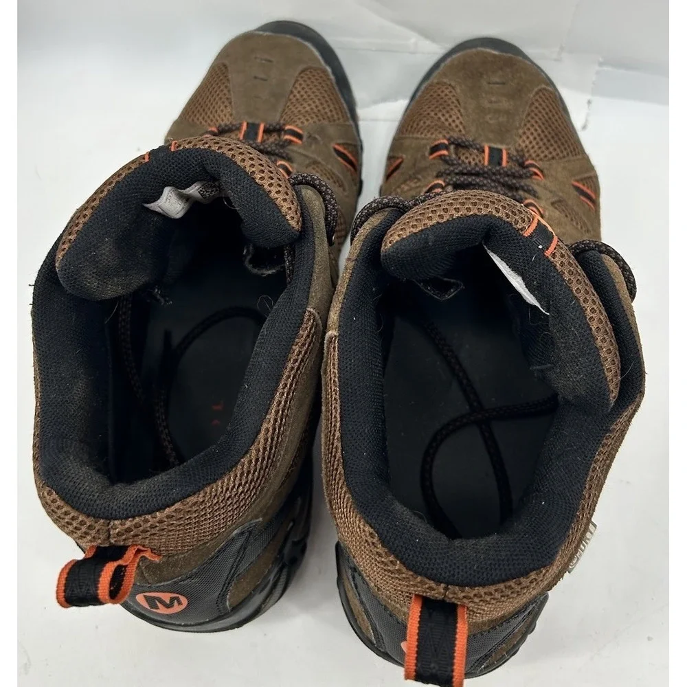 Merrell Deverta Mid Vent Waterproof Hiking Boots J375804C Brown Men's‎ Size 11